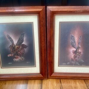 Vintage 1991 Nybor fairy prints